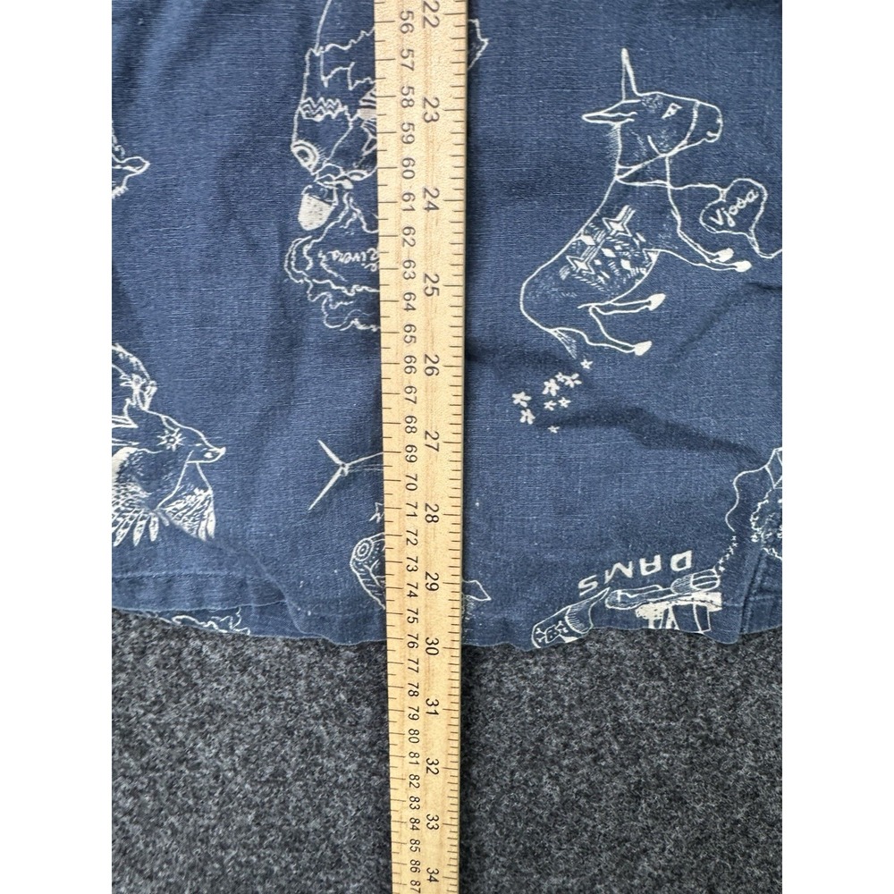 Patagonia Shirt Mens XXL Blue Back Step Camp Hiking Hemp Organic Cotton Outdoor - Picture 9 of 9